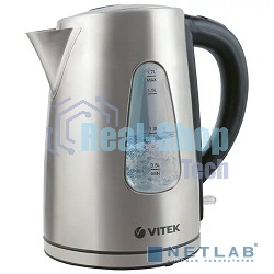 Чайник электрический Vitek VT-7007 ST (нержавеющая сталь, 1.7 л, 2200 Вт)
