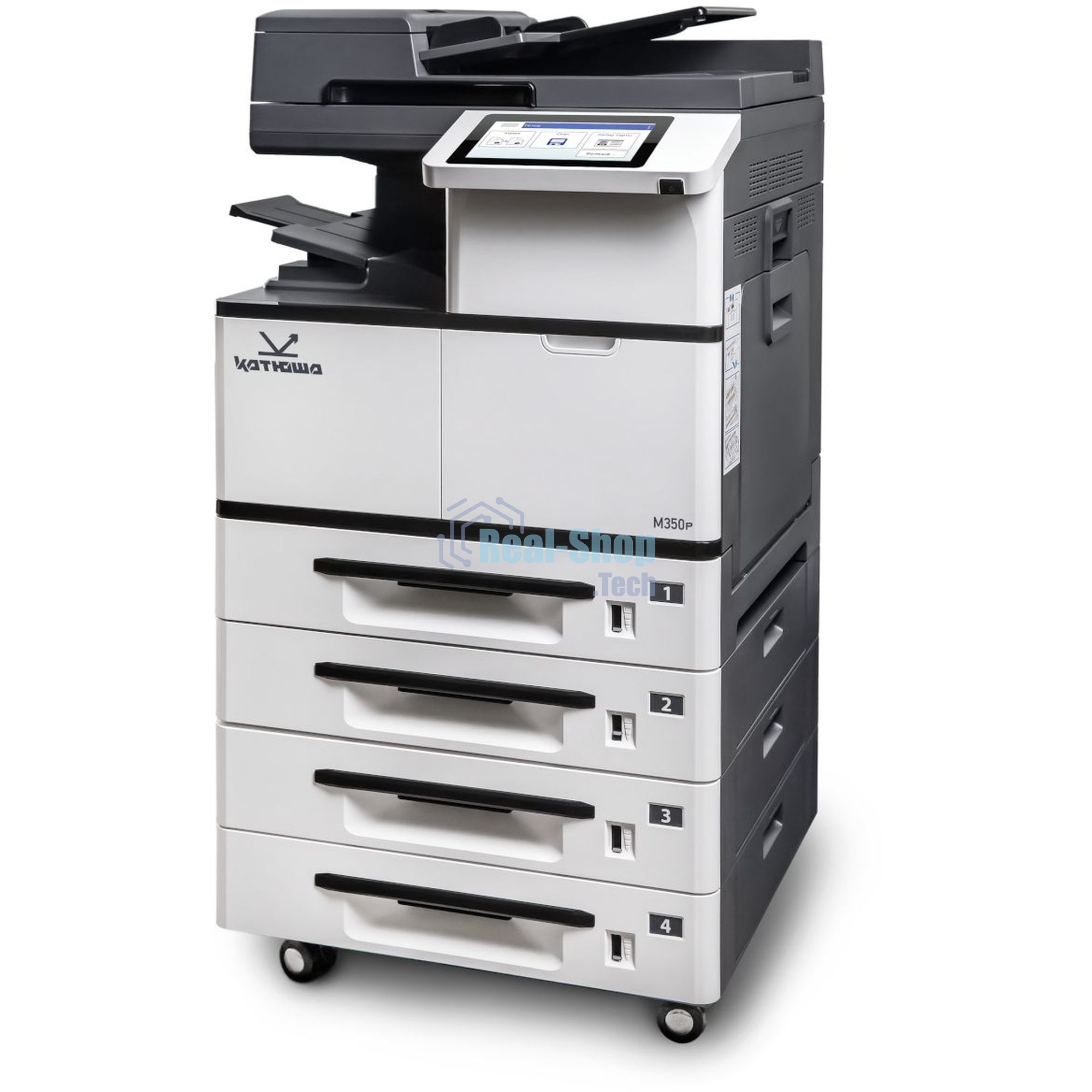 МФУ лазерное Катюша M350p, A3, ч/б печ. до 50 стр/мин., скан. до 60 стр/мин., 1200 x 1200 dpi (печать) 600x600 dpi (скан.), Ethernet, USB - российская сборка