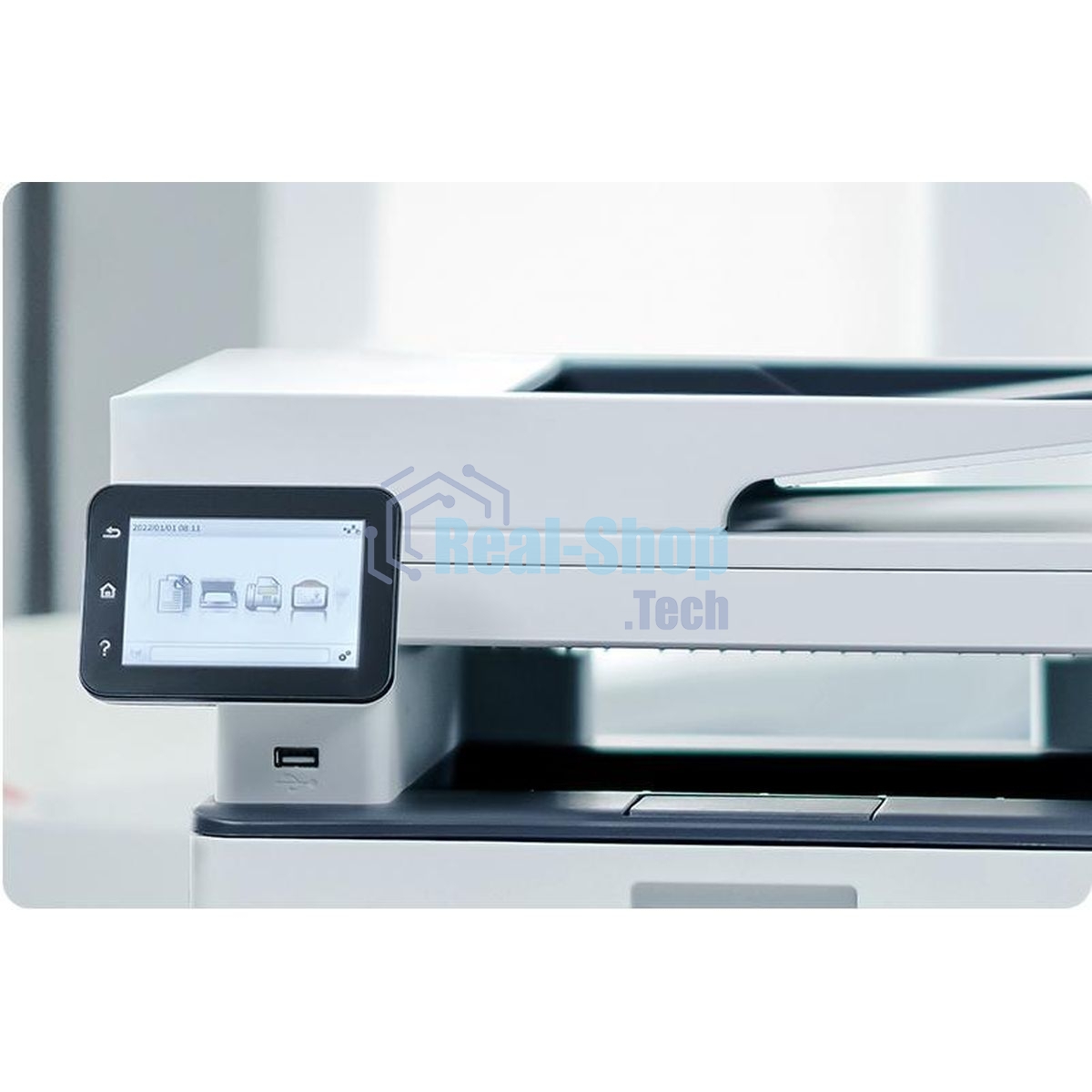 МФУ лазерное Pantum BM5201ADW, A4, ч/б, печ. 42 стр/мин., скан. до 24 стр/мин. (ч/б) 8 стр/мин. цвет, 1200x1200 dpi, Bluetooth, Ethernet, USB, Wi-Fi