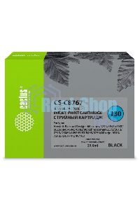 Картридж струйный Cactus CS-C8767 черный для №130 HP DeskJet5743/6543/6843, PhotoSmart2613/2713 (29мл)