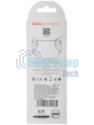 Кабель HOCO (6931474799135) X96aa 60WUSB 3.0A Type-C 1,0m белый
