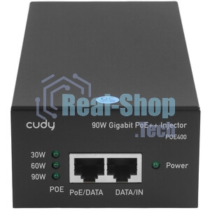 Инжектор PoE Cudy POE400 10/100/1000BASE-T 90Вт 56В(DC)