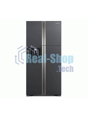 Холодильник Hitachi R-W660PUC7 GGR серый двухкамерный 396/144л морозилка сверху No Frost, Side by Side