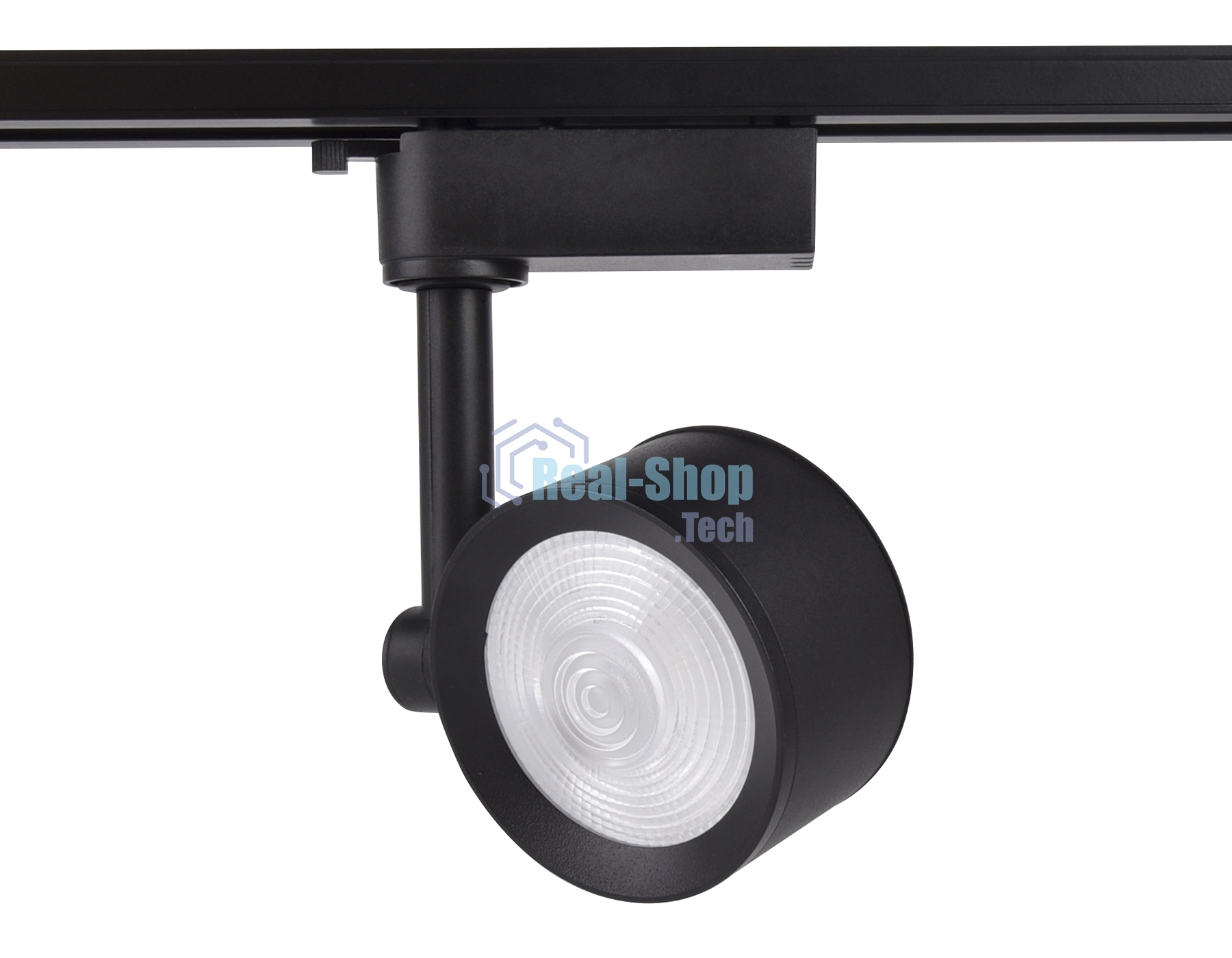 Трековый однофазный светодиодный светильник Ambrella light GL6392 BK черный LED 12W 4200K 24°