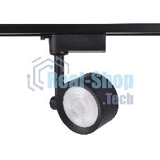 Трековый однофазный светодиодный светильник Ambrella light GL6392 BK черный LED 12W 4200K 24°