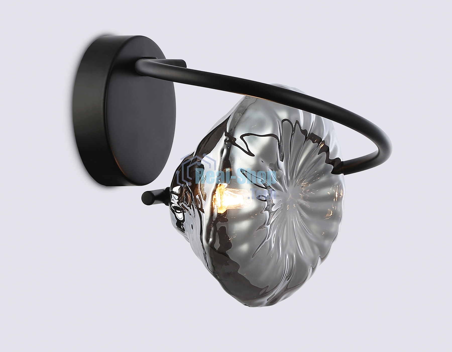Светильник Ambrella light LH15005 BK/SM черный/дымчатый G9 max 40W 195*210*170