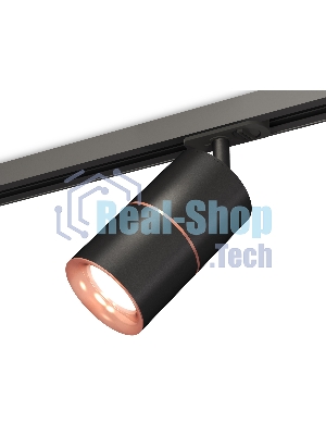Светильник Ambrella light XT7402041 SBK/PPG черный песок/золото розовое полированное MR16 GU5.3