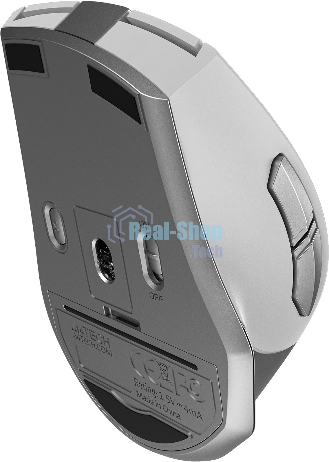 Мышь беспроводная A4Tech Fstyler FB35S белый, 2000 dpi, Bluetooth / USB, Bluetooth / радиоканал, кнопки - 6