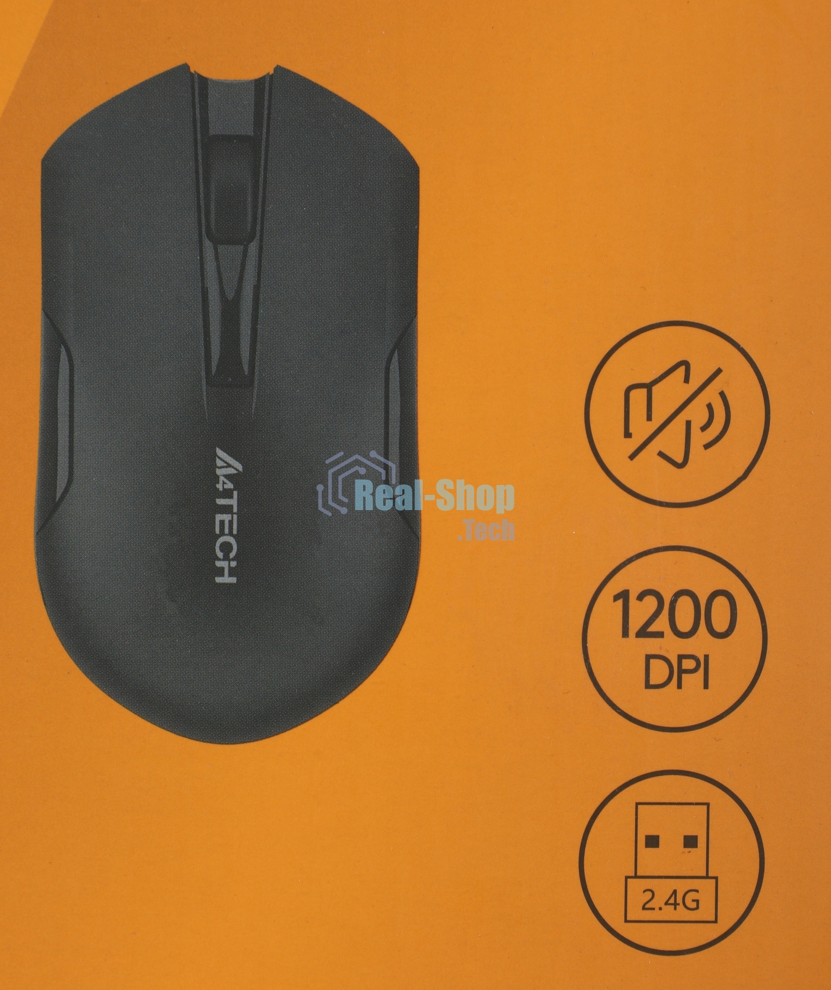Комплект клавиатура+мышь A4Tech 3000NS беспроводной, USB, 1200 DPI, чёрный