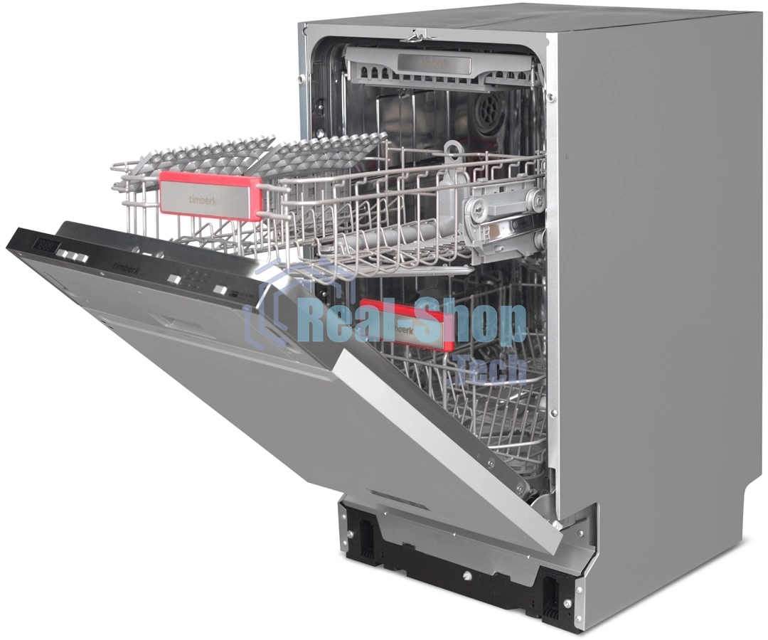 Посудомоечная машина Timberk Set&Dry T-DW45BI103 серебристый (узкая)