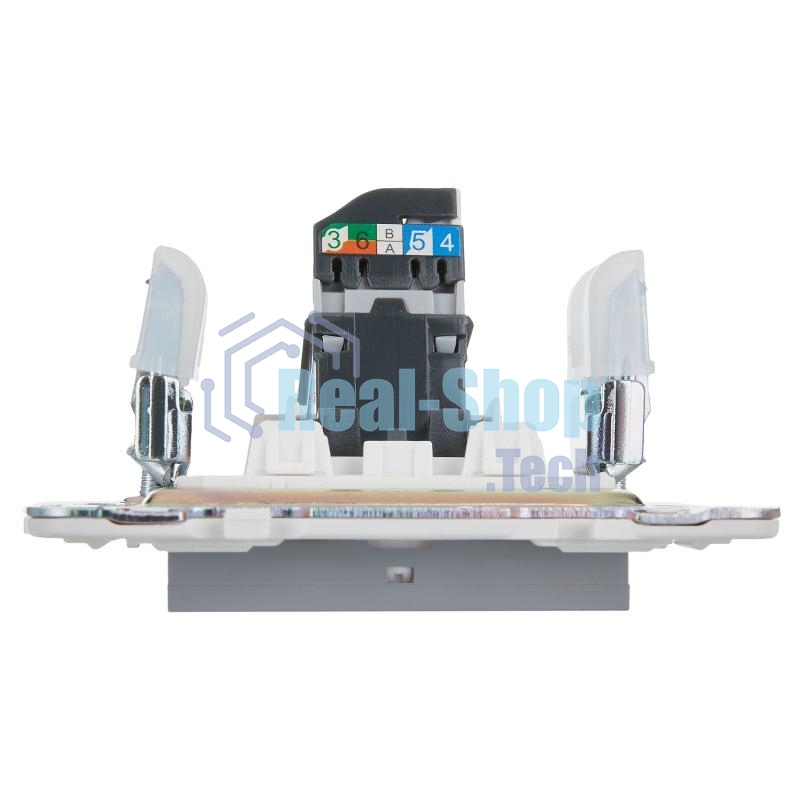 SKANDY Розетка компьютерная RJ45 кат.5E SK-K01Gr серый