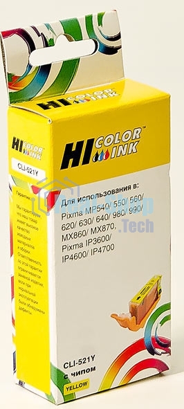 Картридж Canon PIXMA iP3600/iP4600/MP540 (Hi-black) new, CLI-521, Y