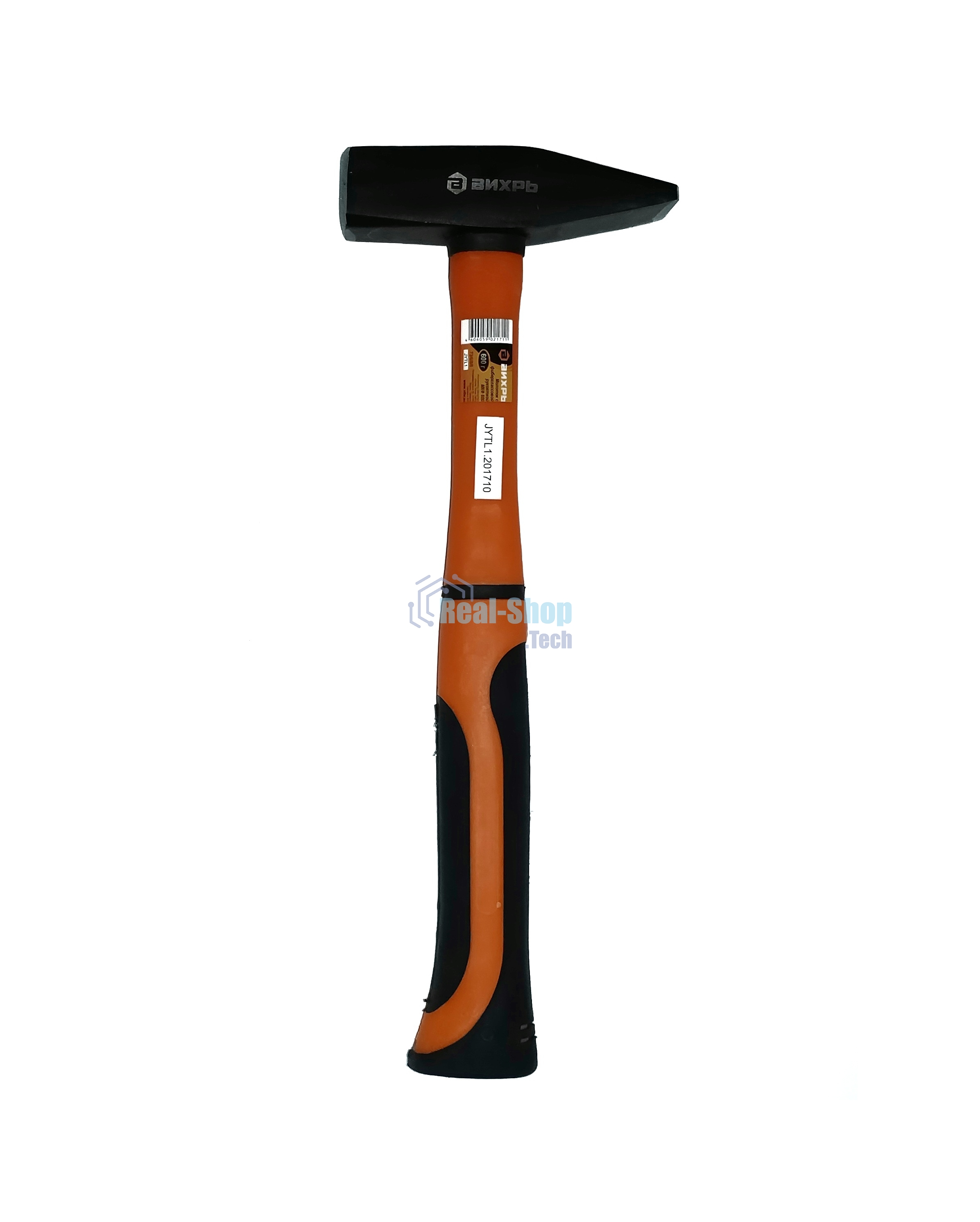 Молоток 600гр. Квадратный боек, фиберглассовая двухкомпонентная ручка