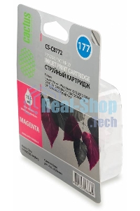 Картридж струйный Cactus CS-C8772 №177 пурпурный (11,4 мл) для HP PS 3213/3313/8253/C5183/C6183/C6283/C7183/C7283/C8183/D7163/D7263/D7363/D7463
