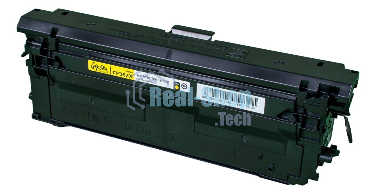 Картридж лазерный Sakura CF362X для HP Color LaserJet Enterprise M553n/553X/553dn HP Color LaserJet Enterprise M552dn, желтый, 9500 к.