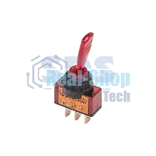 Тумблер 24V 20А (3c) ON-OFF однополюсныйс красной подсветкойRexant