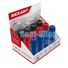 Фонарь Rexant универсальный повседневный сфокусированный свет 1 Вт, пластик, 3 х ААА
