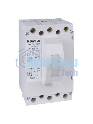 Выключатель автоматический ВА57-31-340010 100А 1200Im 690AC УХЛ3 КЭАЗ 108427