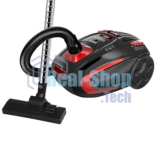 Пылесос Delta LUX DL-0848 черный с красным: 2200 Вт