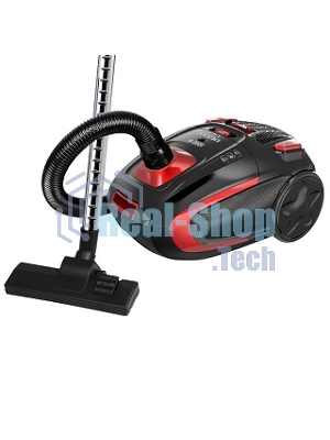 Пылесос Delta LUX DL-0848 черный с красным: 2200 Вт