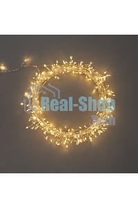 Гирлянда Neon-night роса Фейерверк с контроллером 20м, 500LED, цвет свечения теплый белый, на катушке