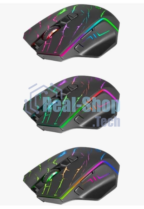 Мышь беспроводная Defender Uran GM-503 черный, 3200 dpi, радиоканал, USB, кнопки - 8