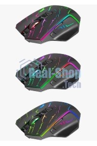 Мышь беспроводная Defender Uran GM-503 черный, 3200 dpi, радиоканал, USB, кнопки - 8