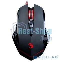 Мышь проводная A4Tech Bloody V8 черный, 3200 dpi, USB, кнопки - 8