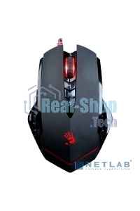 Мышь проводная A4Tech Bloody V8 черный, 3200 dpi, USB, кнопки - 8