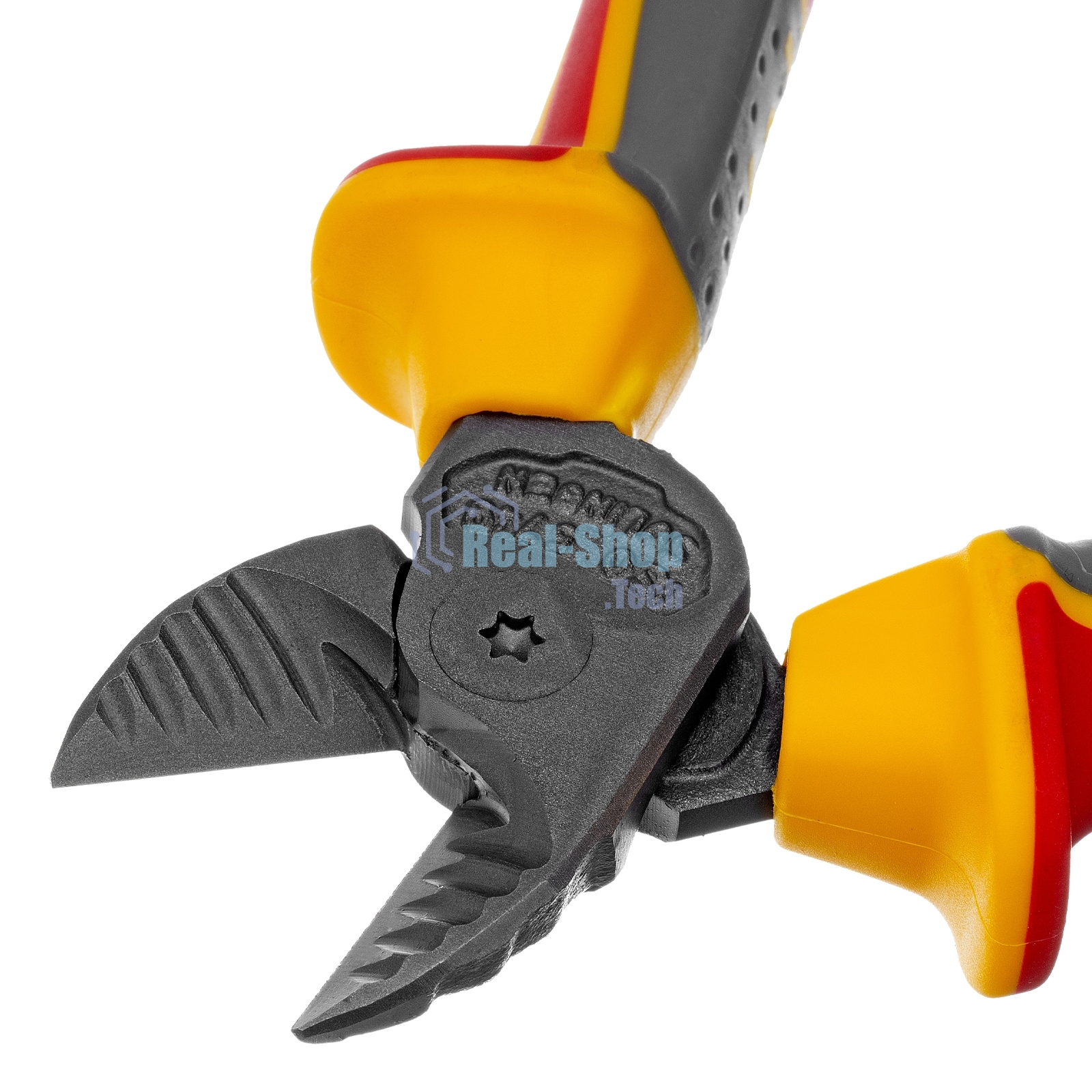 Бокорезы Denzel диэлектрические рукоятки, до 1000 В, трехкомпонентные рукоятки, 160 мм