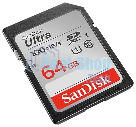 Флеш карта SANDISK SDXC 64Gb UHS-I SDSDUNB-064G-GN6IN