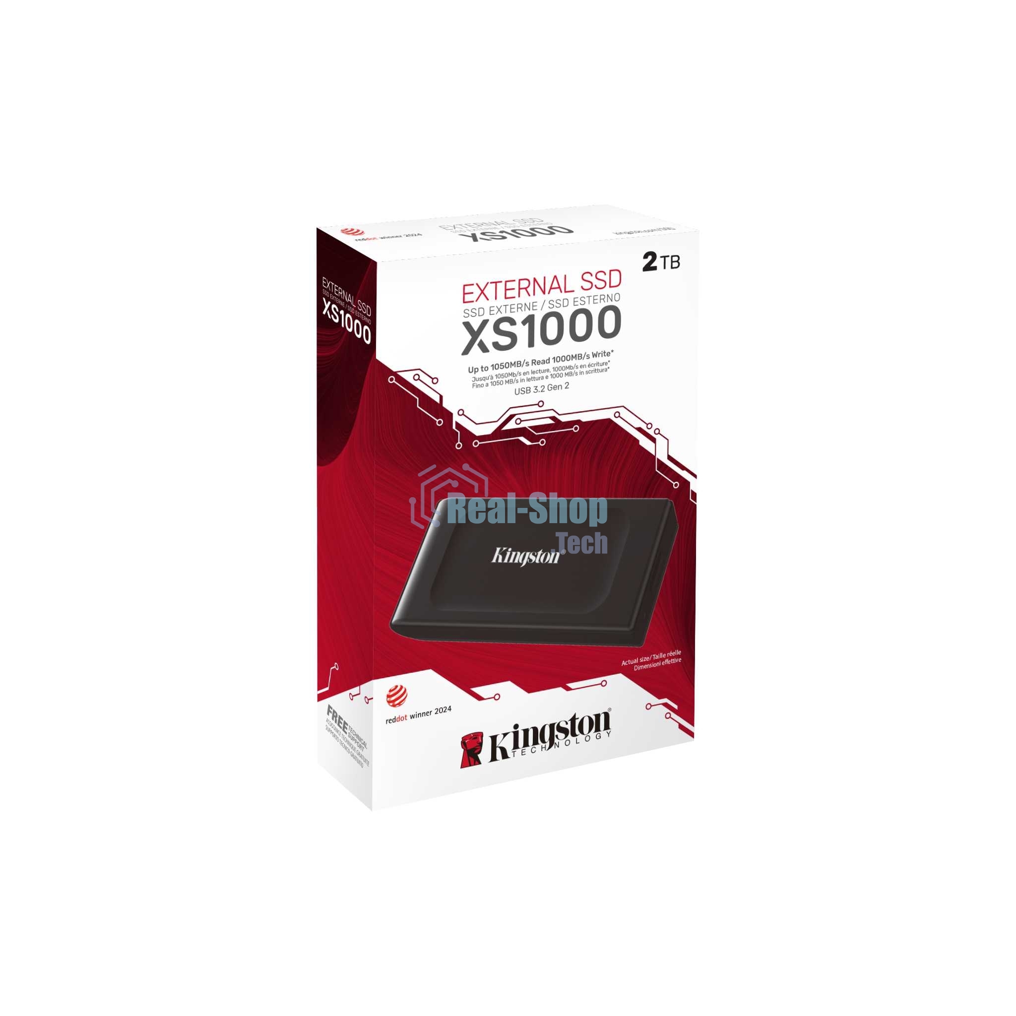 Внешний SSD Kingston USB-C 2Tb SXS1000/2000G XS1000 1.8