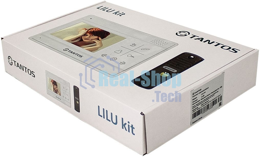 Комплект домофона Tantos Lilu kit белый