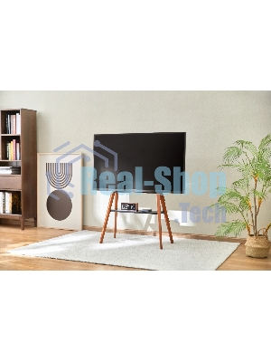 Подставка для телевизора Cactus CS-ST3645BKWN черный/орех 43