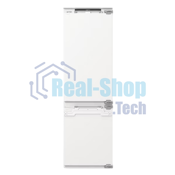 Встраиваемый холодильник Gorenje NRKI517142, полезный объем 243 л, электронное управление, цифровой дисплей, автоматическое размораживание No Frost, быстрое замораживание, интенсивное охлаждение, зона свежести с контролем влажности, слайдерное крепление, энергоэффективность А+