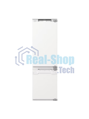 Встраиваемый холодильник Gorenje NRKI517142, полезный объем 243 л, электронное управление, цифровой дисплей, автоматическое размораживание No Frost, быстрое замораживание, интенсивное охлаждение, зона свежести с контролем влажности, слайдерное крепление, энергоэффективность А+