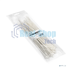 Стяжка (хомут) нейлоновая ExeGate CV66-400x4.8W (нейлон 6.6, 400x4.8 мм, неоткрывающаяся, halogen free, -40°C - +85°C, белая, 100 шт)