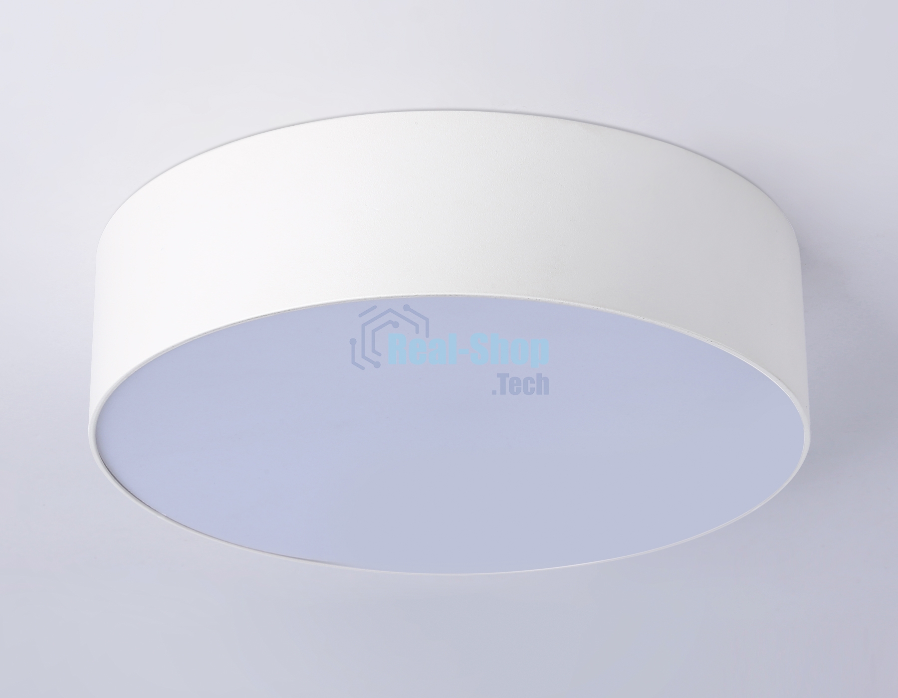 Потолочный светодиодный светильник Ambrella light FV5516 WH белый LED 18W 4200K D160*58 (Без ПДУ)