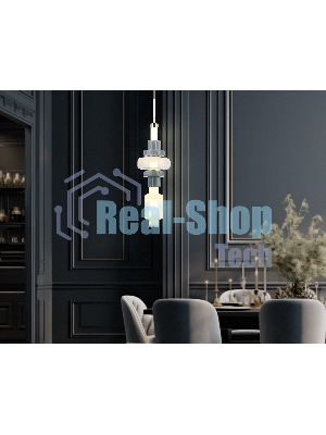 Светильник Ambrella light LH53121 GD/WH/GB золото/белый/серо-синий 19W 3000K D160*1880