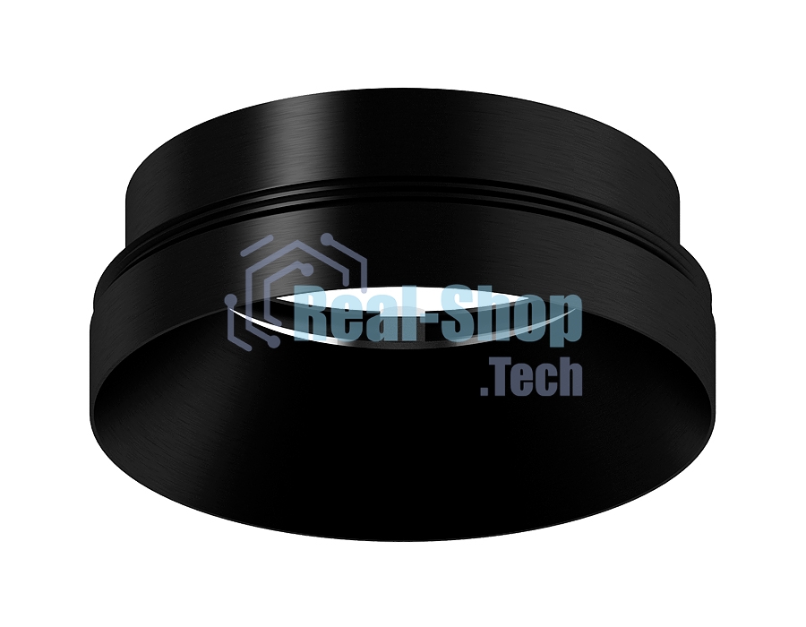 Насадка для корпуса светильника N7031 PBK черный полированный D70*H27mm Out10mm MR16