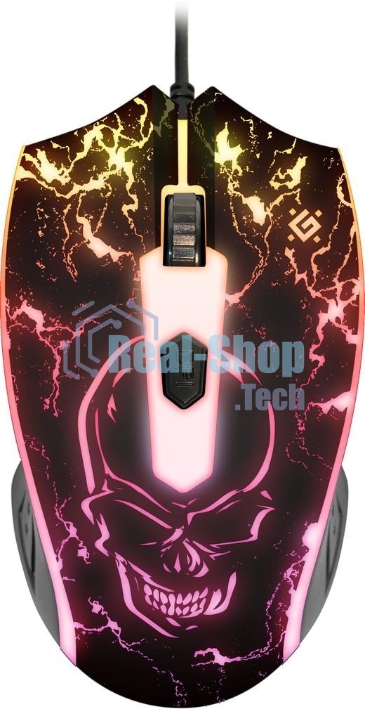 Комплект клавиатура+мышь Defender Aura MKP-117 проводной, USB, 2400 DPI, черный