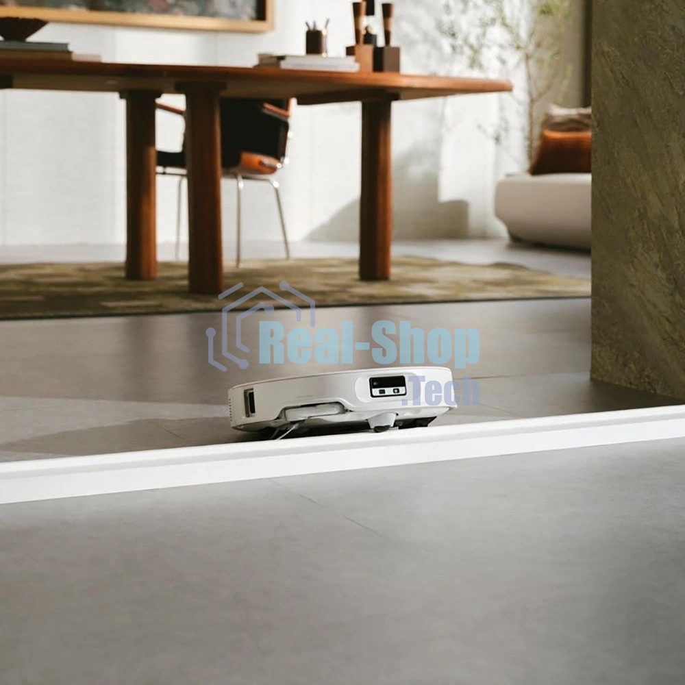 Робот-пылесос Roborock Qrevo Edge 2 Pro белый, 6400 мAч Li-Ion, уборка сухая/влажная, пылесборник контейнер 0.24 л