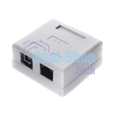 Розетка компьютерная NA-TA/1 RJ45+RJ11 кат.5e UTP внешняя 2 порта, 110&Krone