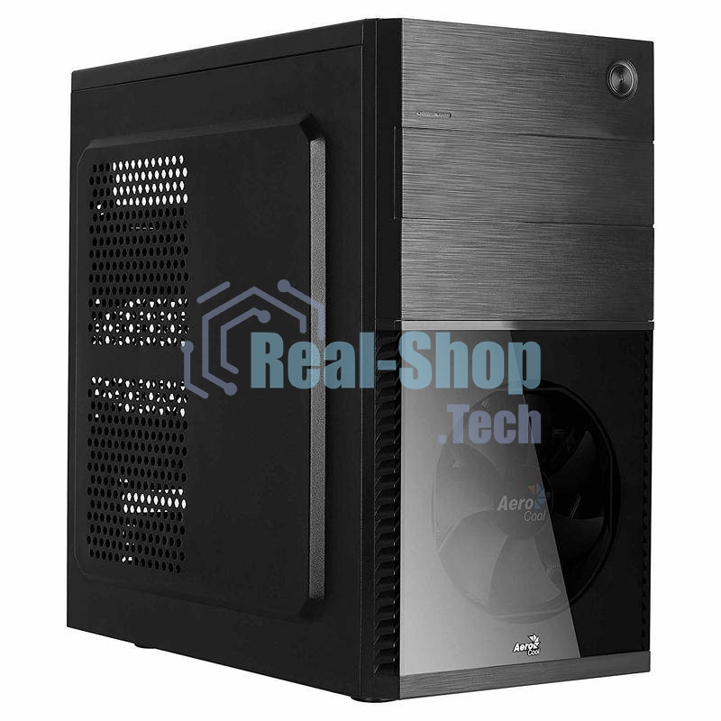 Компьютерный корпус Aerocool/Formula Cs-105, mATX, без БП, 187x361x355мм (ШxГxВ), USB 3.0 x1, USB 2.0 x1, металл 0,5мм, 120-мм вентилятор в комплекте, черный