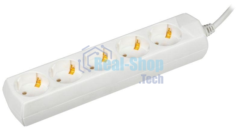 Удлинитель 5х7 м с заземл. 10А 250В У05 GENERICA 2P+PE 3х1 кв.мм IEK WYP10-10-05-07-Z-G