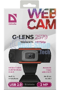Веб-камера Defender G-lens 2579 HD720p 2МП