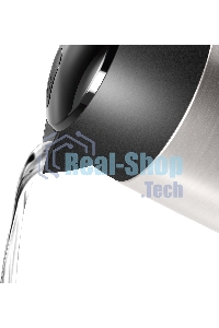 Чайник электрический Bosch TWK3P420 1.7 л, 2400 Вт, черный (корпус: нержавеющая сталь)