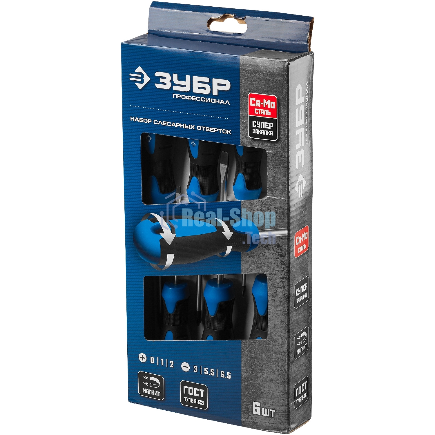 Набор отверточный Зубр 25239 6 предметов