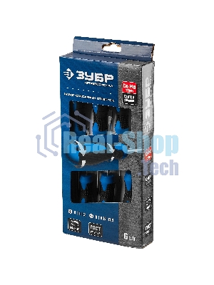 Набор отверточный Зубр 25239 6 предметов