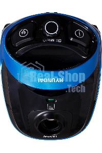 Пылесос Hyundai HYV-B1550 синий/черный, 250/1800 Вт, уборка сухая, пылесборник мешок, 1.5 л (в компл.:1мешок)